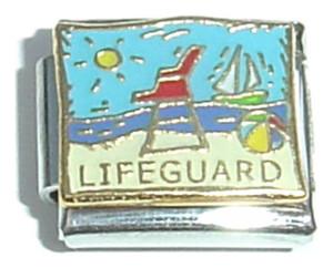 Lifeguard Italian Charm