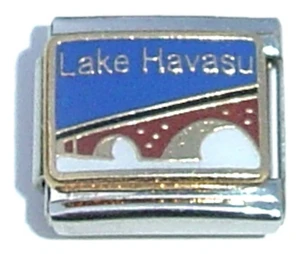 Lake Havasu Dark Blue Italian Charm