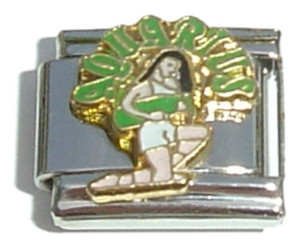 Aquarius Lady Italian Charm