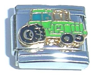 Green Truck Italian Charm