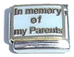 In Memory of My Parents Italian Charm In Memory of My Parents Italian Charm