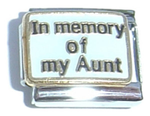 In Memory of My Aunt Italian Charm In Memory of My Aunt Italian Charm