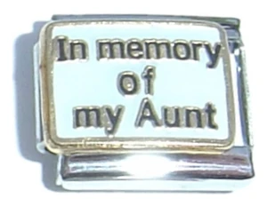 In Memory of My Aunt Italian Charm