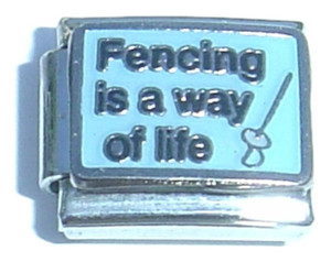 Fencing Is A Way Of Life Italian Charm Fencing Is A Way Of Life Italian Charm