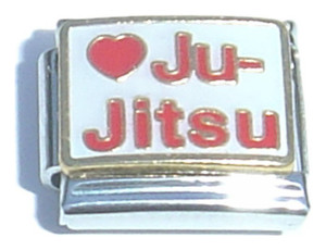 Love Ju Jitsu Italian Charm