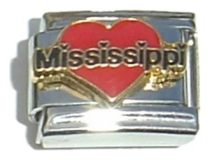 Mississippi Italian Charm