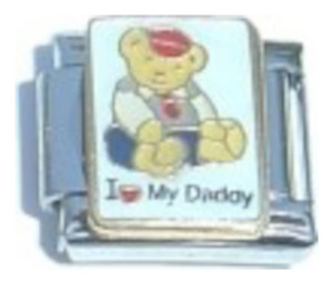 I Love My Daddy Italian Charm I Love My Daddy Italian Charm