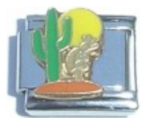 Cactus Sun Italian Charm Cactus Sun Italian Charm