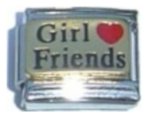 Girl Friends Italian Charm