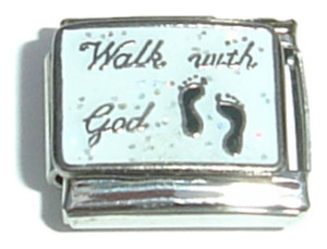 Walk With God Italian Charm Walk With God Italian Charm