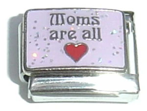 Moms Are All Heart Italian Charm