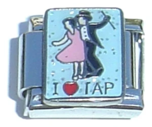 I Love To Tap Italian Charm