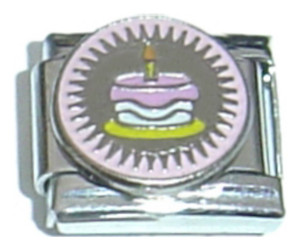 Cake Cupcake With Candle Italian Charm