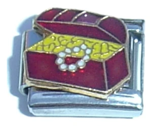 Treasure Chest Italian Charm