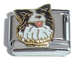 Border Collie Dog Italian Charm Border Collie Dog Italian Charm