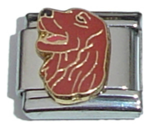 Irish Setter Dog Italian Charm