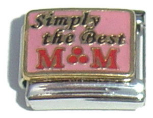 Simply The Best Mom Italian Charm Simply The Best Mom Italian Charm