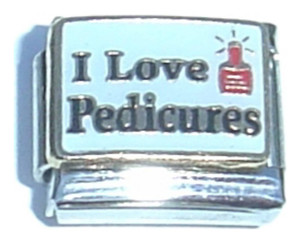 I Love Pedicures Italian Charm