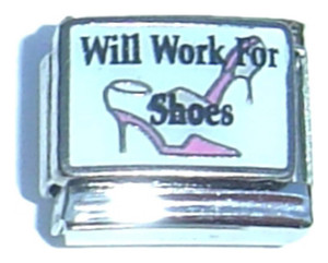 Will Work For Shoes Italian Charm Will Work For Shoes Italian Charm