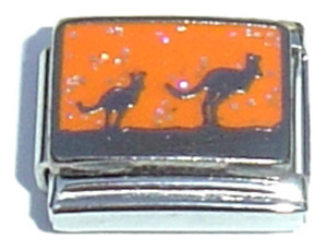 Kangaroo Italian Charm