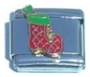 Red Stocking Italian Charm Red Stocking Italian Charm
