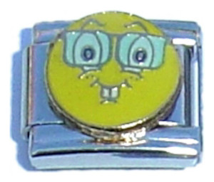 Glasses Smiley Italian Charm Glasses Smiley Italian Charm
