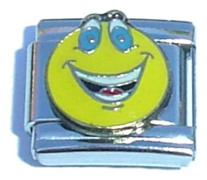 Big Smile Smiley Italian Charm