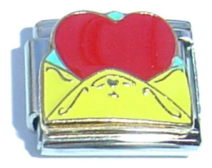 Heart Envelope Italian Charm