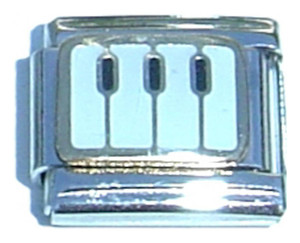 Piano Keys Italian Charm