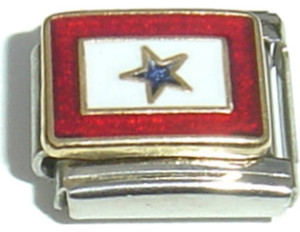 Military Service Star Italian Charm Military Service Star Italian Charm
