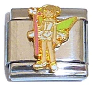 Fairy With Big Wand Italian Charm