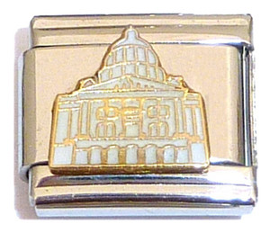 White Building Italian Charm