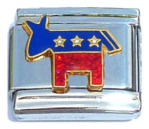 Donkey Sparkly Italian Charm