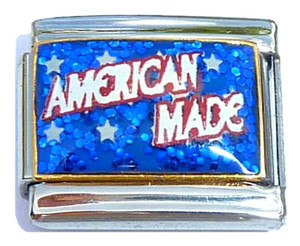 American Made Sparkly Italian Charm American Made Sparkly Italian Charm