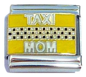 Taxi Mom Italian Charm Taxi Mom Italian Charm