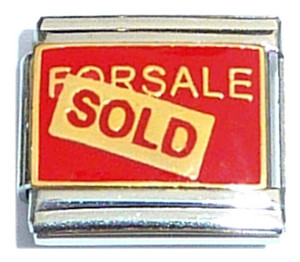For Sale Sold Italian Charm