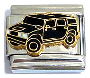 Black Hummer Italian Charm Black Hummer Italian Charm