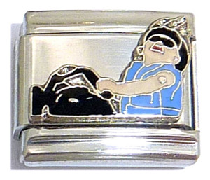 Biker Italian Charm Biker Italian Charm