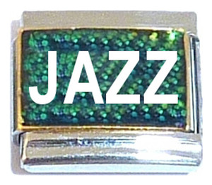 Jazz Blue And Green Background Italian Charm
