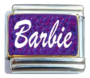 Barbie Purple Italian Charm