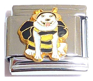 Dog In Bee Costume Italian Charm