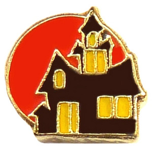 Haunted House Floating Locket Charm Haunted House Floating Locket Charm