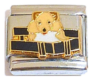 Dog In A Box Italian Charm