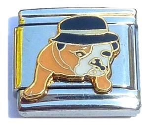 Dog With Hat Italian Charm