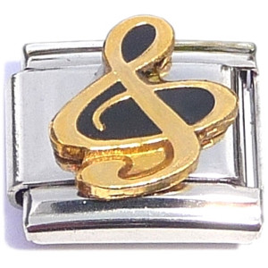 Treble Clef Music Italian Charm Treble Clef Music Italian Charm