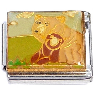 Big Bear and Baby Italian Charm