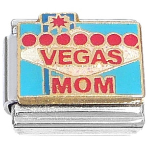Vegas Mom Blue Italian Charm Vegas Mom Blue Italian Charm