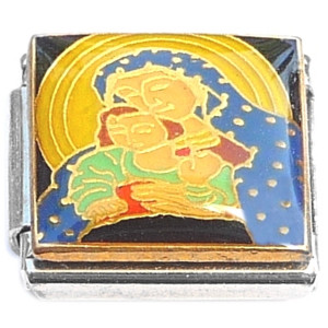Religious Mary and Jesus Italian Charm Religious Mary and Jesus Italian Charm