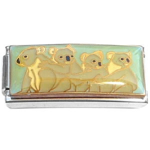 Koala Family Superlink Italian Charm