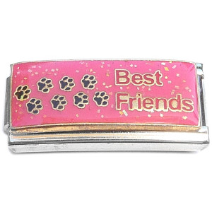 Best Friends Animal Prints Superlink Italian Charm